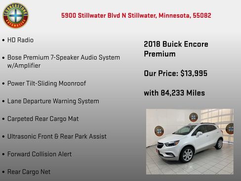 Used 2018 Buick Encore Premium w/ Experience Buick Package image 15