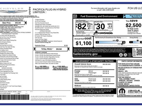 Used 2023 Chrysler Pacifica Limited image 4