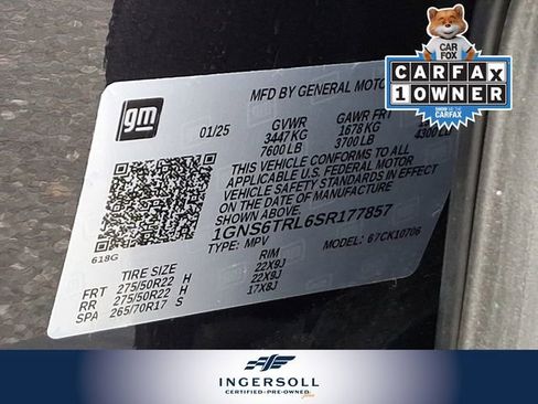 Used 2025 Chevrolet Tahoe High Country w/ Sun And Tow Package image 31