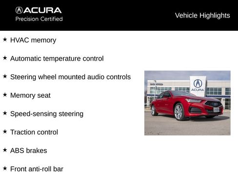 Certified 2021 Acura TLX Technology Package image 9
