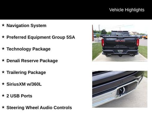 Used 2023 GMC Sierra 1500 Denali w/ Denali Reserve Package AWD/4WD image 4
