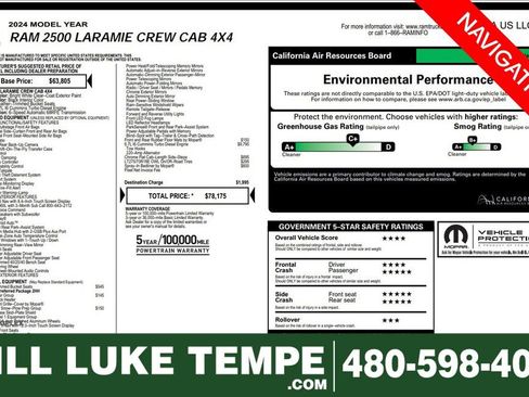 Used 2024 RAM 2500 Laramie image 1