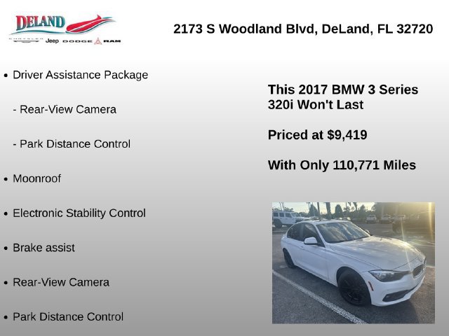 Used 2017 BMW 320i Sedan RWD image 2