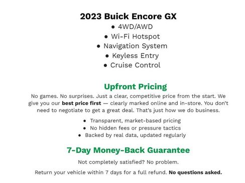 Used 2023 Buick Encore GX Select w/ Safety Package II AWD/4WD image 2
