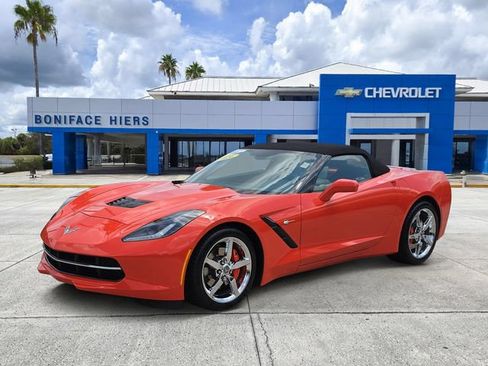Used 2014 Chevrolet Corvette Stingray Convertible w/ 2LT Preferred Equipment Group RWD image 2