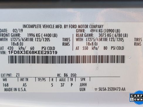 Used 2019 Ford F350 XL w/ XL Value Package image 37