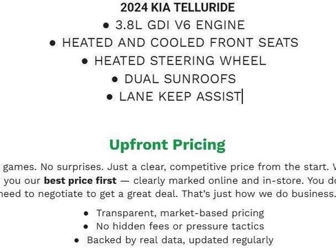 Used 2024 Kia Telluride SX X-Line AWD/4WD image 1