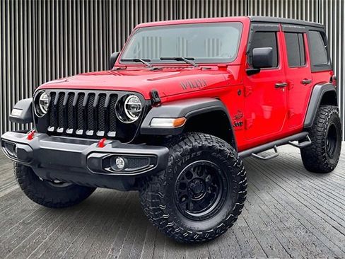 Used 2021 Jeep Wrangler Unlimited Willys image 1