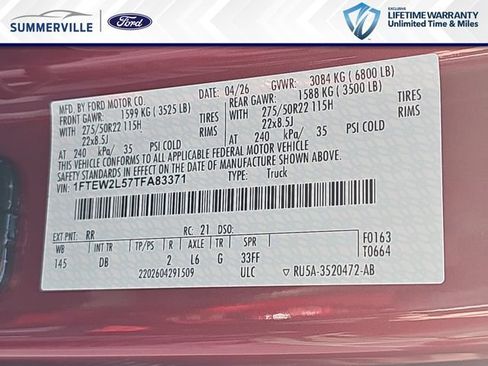 New 2026 Ford F150 STX w/ F-150 LOBO Package AWD/4WD image 34