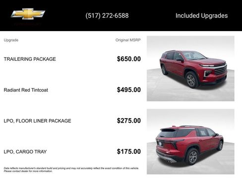 Used 2024 Chevrolet Traverse LT w/ Trailering Package image 5