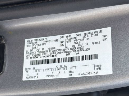 Used 2020 Ford F150 XL w/ Equipment Group 101A Mid RWD image 30