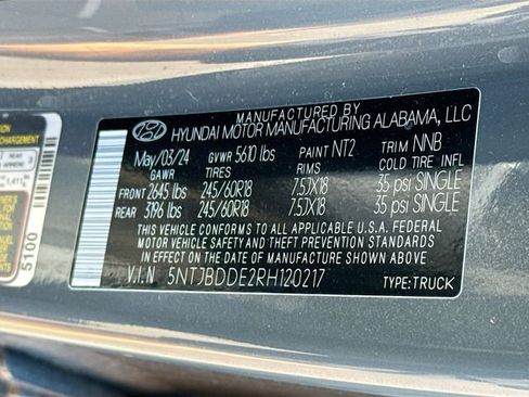 Used 2024 Hyundai Santa Cruz SEL image 31