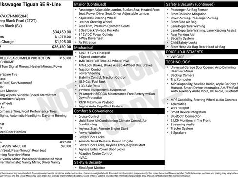 Used 2022 Volkswagen Tiguan SE R-Line AWD/4WD image 6