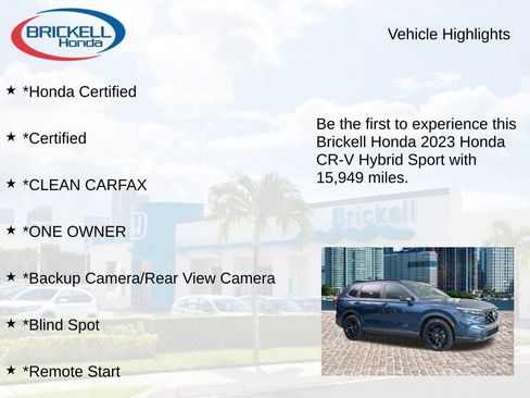 Certified 2023 Honda CR-V Sport image 9