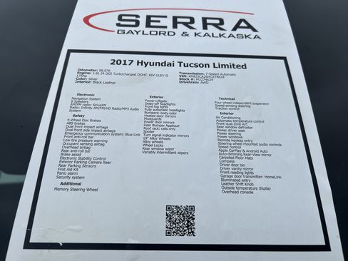 Used 2017 Hyundai Tucson Limited w/ Cargo Package image 25