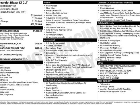 Used 2024 Chevrolet Blazer LT w/ Convenience Package image 36