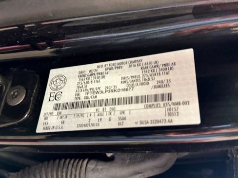 Used 2024 Ford F150 XLT w/ Equipment Group 302A MID AWD/4WD image 38