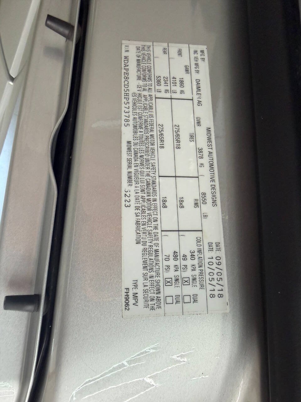Used 2017 Mercedes-Benz Sprinter 2500 w/ Active Safety Plus Package image 37