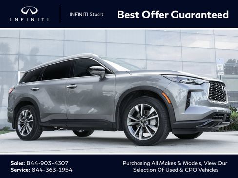 Used 2023 INFINITI QX60 Luxe w/ Cargo Package FWD image 1
