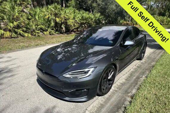 Used 2021 Tesla Model S Plaid AWD/4WD image 2