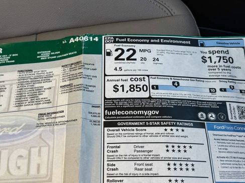 Used 2020 Ford Ranger Lariat w/ Equipment Group 501A Mid image 41