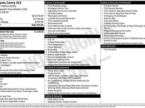 Used 2012 Toyota Camry XLE w/ Convenience Pkg image 2