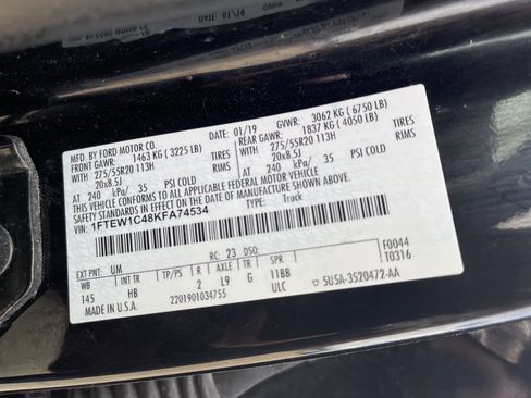 Used 2019 Ford F150 Lariat RWD image 40