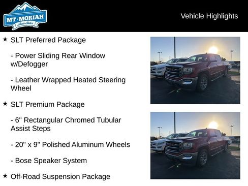 Used 2018 GMC Sierra 1500 SLT w/ SLT Premium Package AWD/4WD image 14