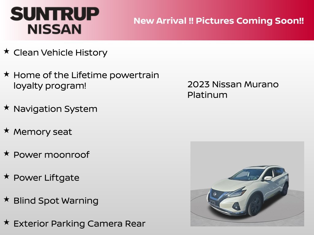 Certified 2023 Nissan Murano Platinum w/ Cargo Package AWD/4WD image 6