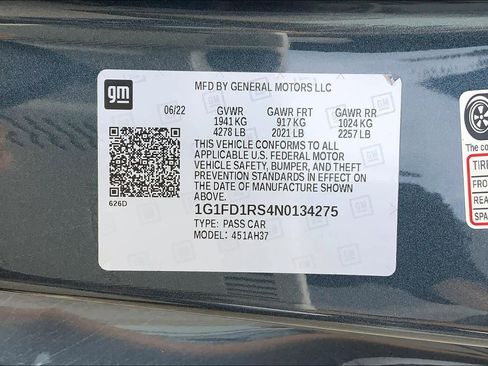 Used 2022 Chevrolet Camaro LT RWD image 34