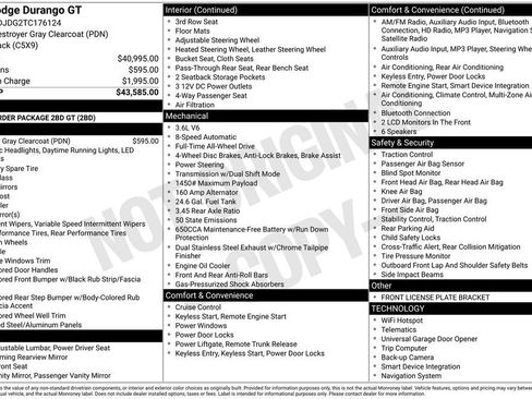 New 2026 Dodge Durango GT image 5