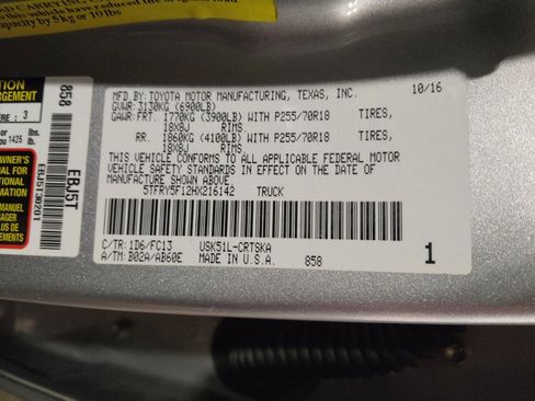 Used 2017 Toyota Tundra SR RWD image 33
