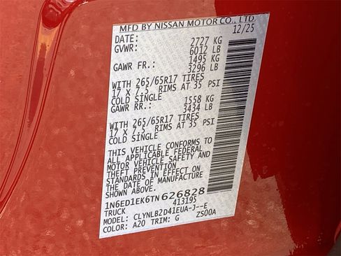 New 2026 Nissan Frontier SV image 34