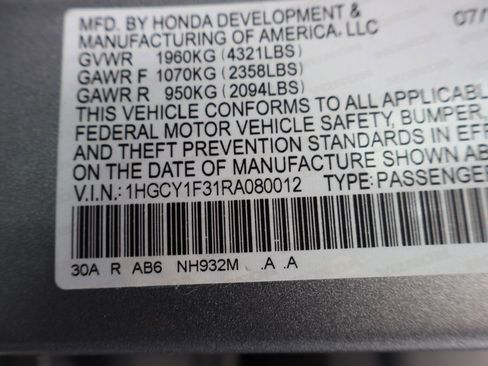 Certified 2024 Honda Accord EX image 32