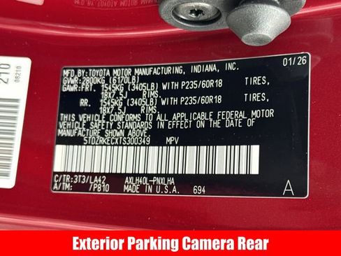 New 2026 Toyota Sienna Limited image 28