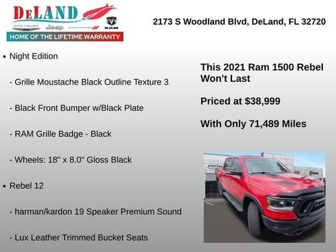 Used 2021 RAM 1500 Rebel w/ Rebel Level 2 Equipment Group image 5