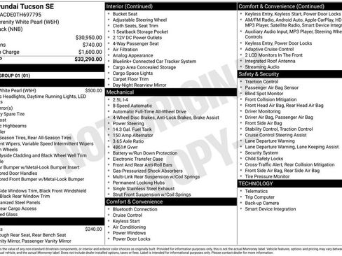 New 2026 Hyundai Tucson SE AWD/4WD image 6