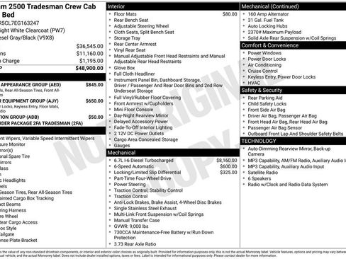 Used 2014 RAM 2500 Tradesman w/ Chrome Appearance Group image 3