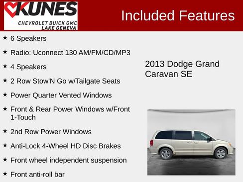 Used 2013 Dodge Grand Caravan SE FWD image 2