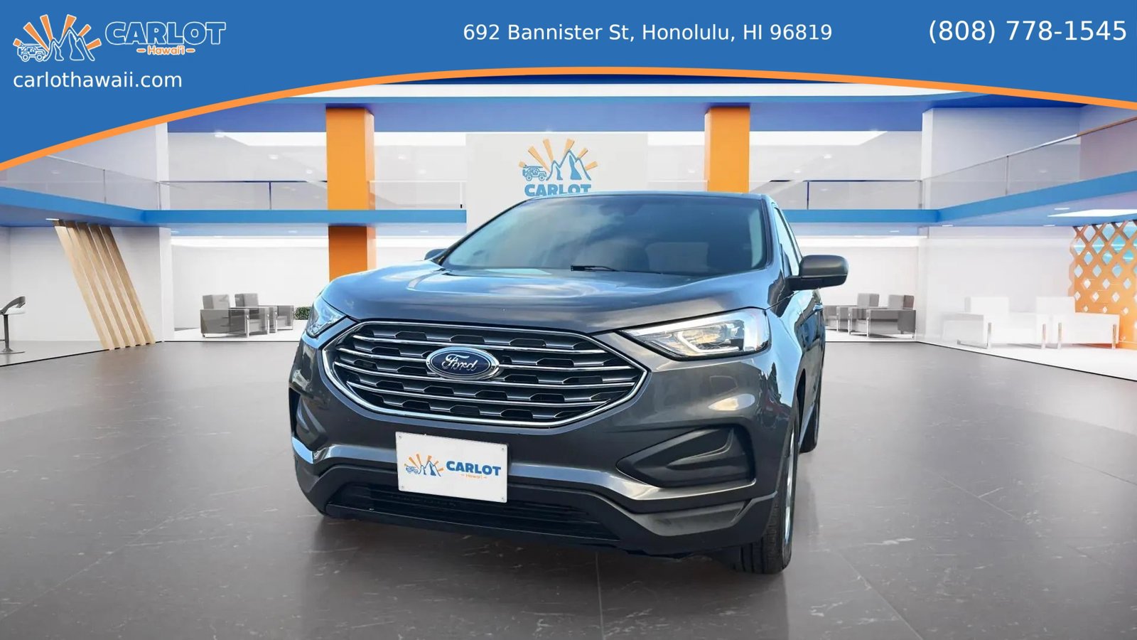 Used 2021 Ford Edge Titanium w/ Cargo Accessory Package FWD image 14