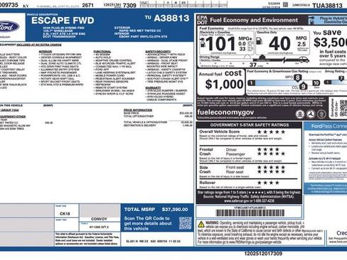 New 2026 Ford Escape SE FWD image 4