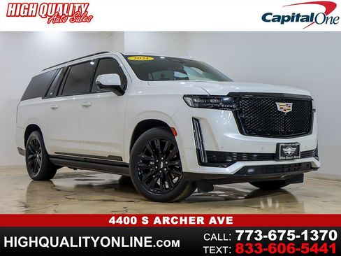 Used 2021 Cadillac Escalade ESV Sport w/ Driver Assist Tech Package AWD/4WD image 1