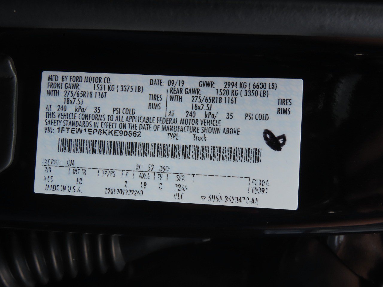 Used 2019 Ford F150 XLT w/ Equipment Group 301A Mid AWD/4WD image 30