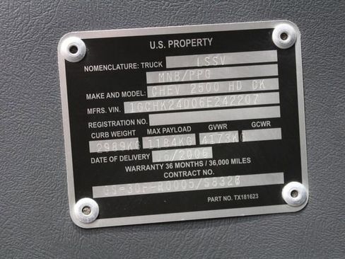 Used 2006 Chevrolet Silverado 2500 W/T w/ Heavy-Duty Power Package image 20