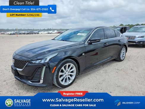 Used 2021 Cadillac CT5 Luxury w/ Sun And Sound Package RWD image 1