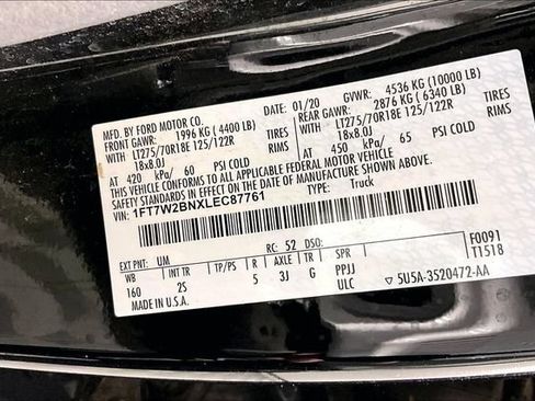 Used 2020 Ford F250 XLT w/ XLT Premium Package AWD/4WD image 4