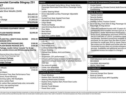 Used 2018 Chevrolet Corvette Stingray Coupe image 33