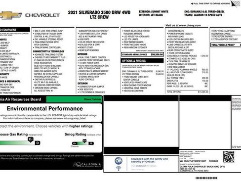 Used 2021 Chevrolet Silverado 3500 LTZ w/ LTZ Texas Edition image 54
