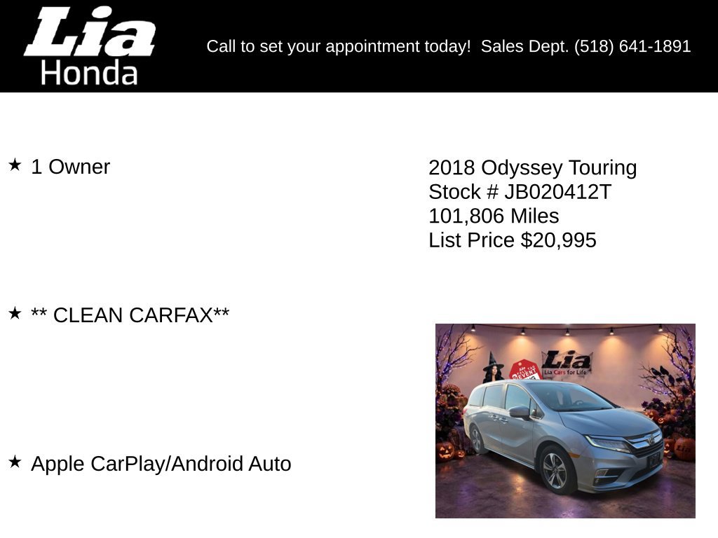Used 2018 Honda Odyssey Touring image 6