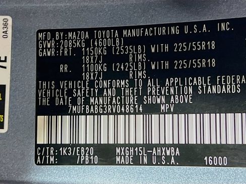Certified 2024 Toyota Corolla Cross AWD Hybrid w/ Convenience Package image 28